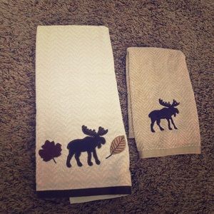 Moose bath towels - multiple